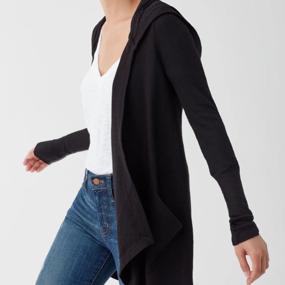Splendid Sweaters - splendid / black thermal flight cardigan